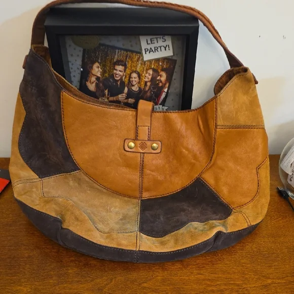 Lucky Brand Multicolor Patchwork Hobo Bag - Picture 2 of 7